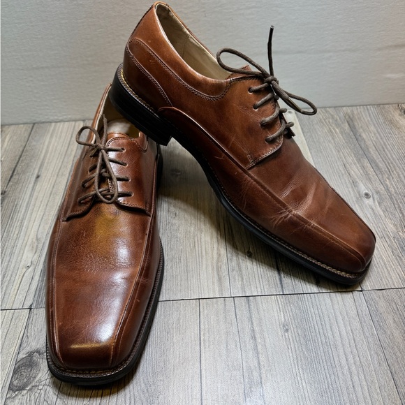 Florsheim Men's Dress Shoes 11256-200 Size 10D Brown Chestnut Leather Oxford New - Picture 1 of 10